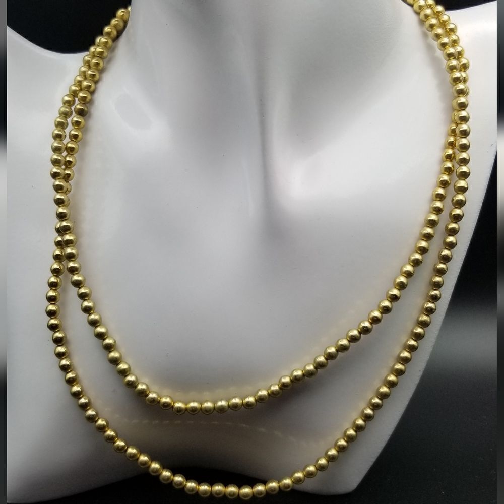 Golden age beaded necklace. N201